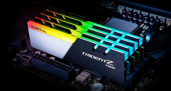 MEMORIA GSKILL TRIDENT Z DDR4 3200 RGB NEO 16GB 2X8 C16