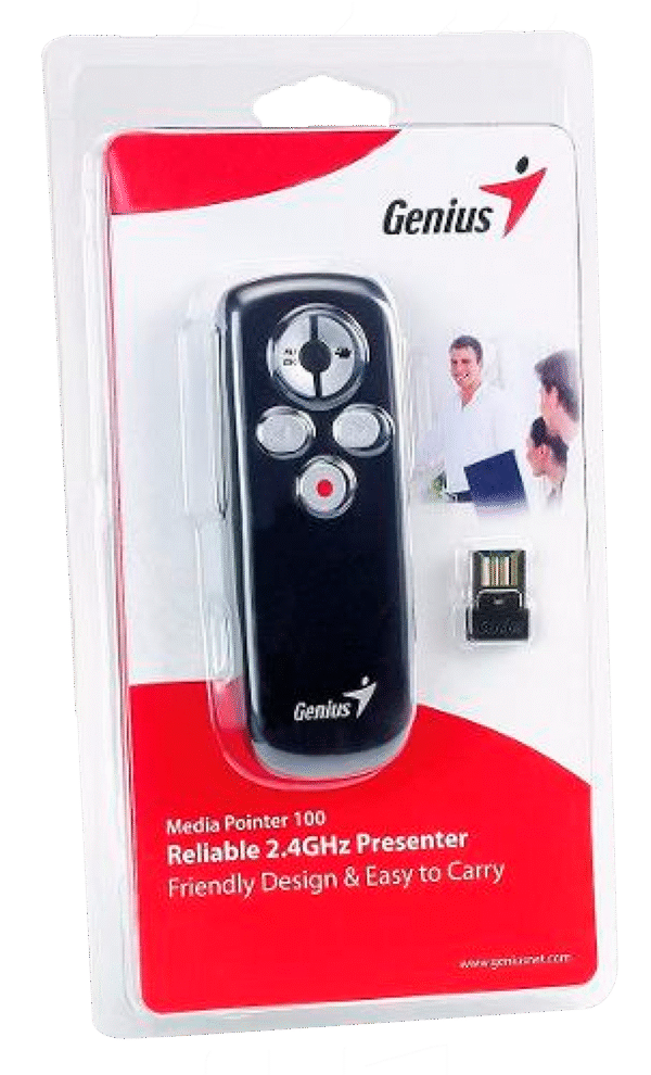 ACCESORIOS GENIUS PUNTERO LASER 100