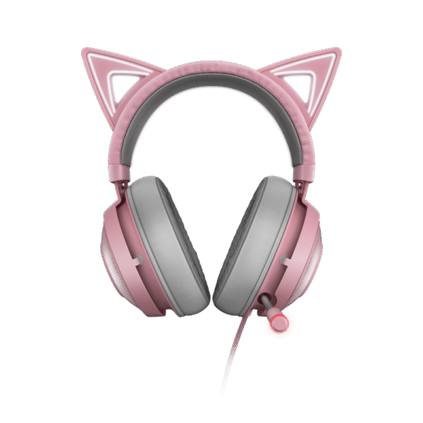 AURICULAR GAMER RAZER KRAKEN KITTY CHROMA QUARTZ