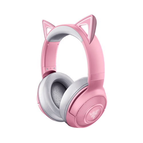 AURICULAR GAMER RAZER KRAKEN KITTY CHROMA QUARTZ