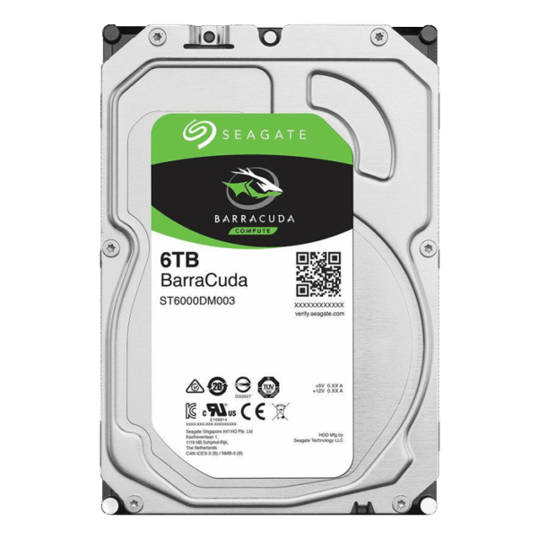 DISCO HDD SEAGATE 6 TB 5400 S-ATA 3 BARRACUDA