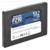 DISCO SSD PATRIOT P210 SOLID 512GB SATA3