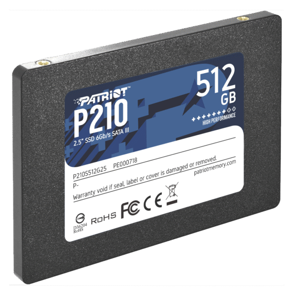DISCO SSD PATRIOT P210 SOLID 512GB SATA3