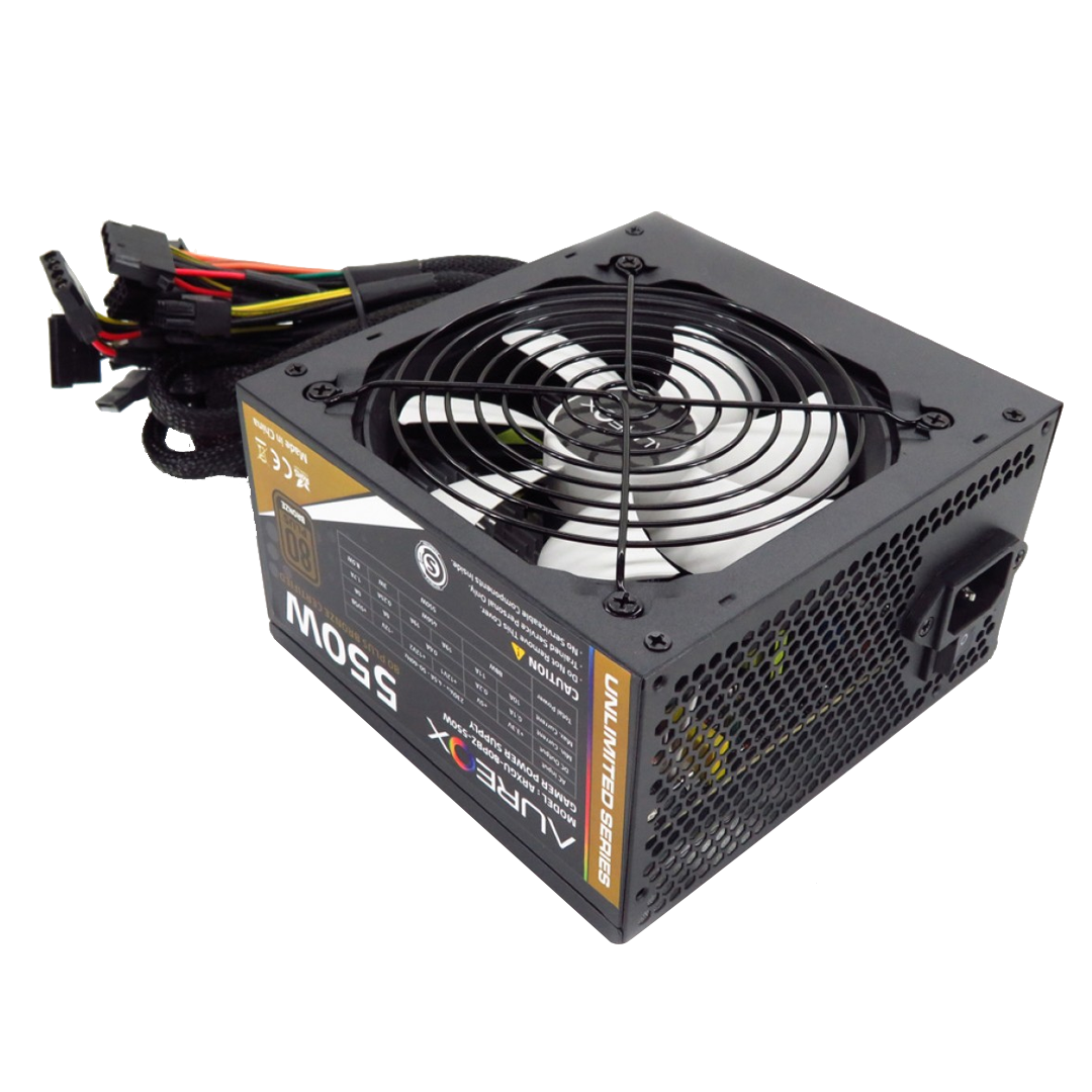 FUENTE GAMER AUREOX 550W BRONZE 80+PSU