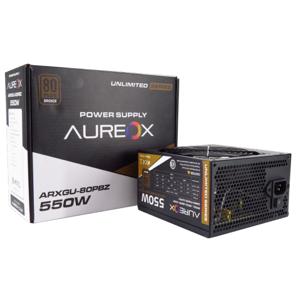 FUENTE GAMER AUREOX 550W BRONZE 80+PSU