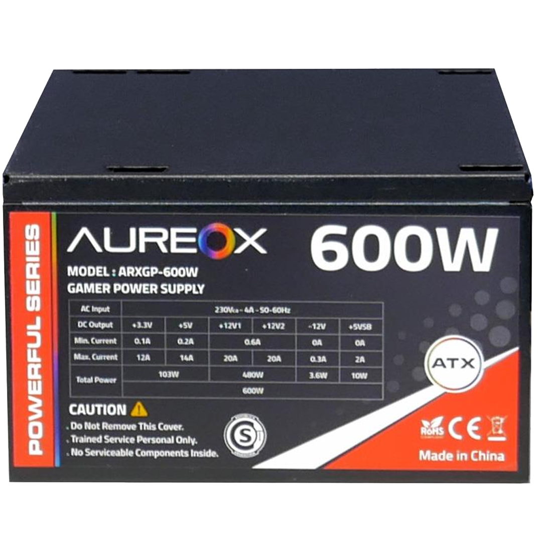 FUENTE GAMER AUREOX 600W PSU