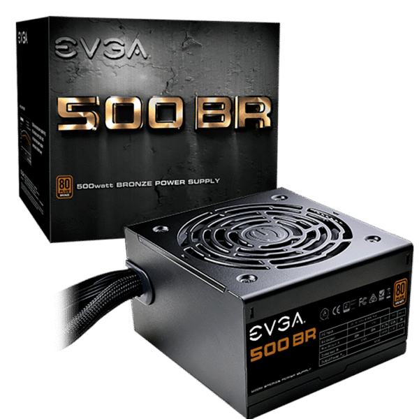 FUENTE GAMER EVGA 500W BR 80 BRONZE