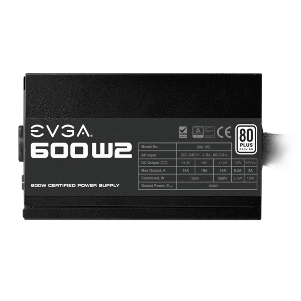 FUENTE GAMER EVGA 600W 80+ WHITE W2