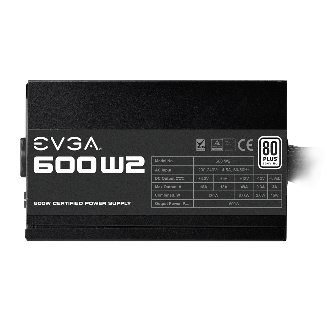 FUENTE GAMER EVGA 600W 80+ WHITE W2