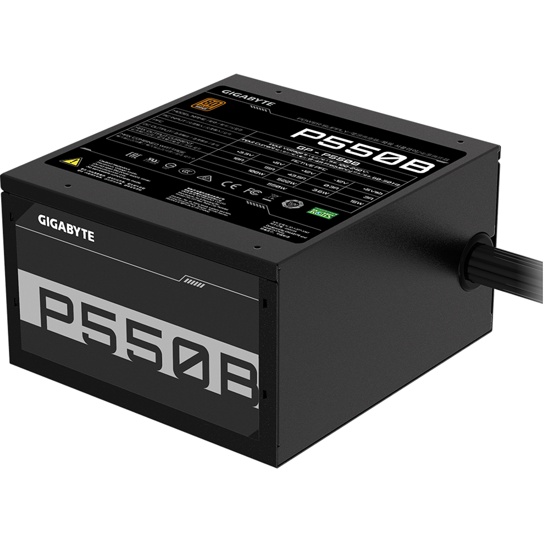 FUENTE GAMER GIGABYTE 550W 80 PLUS