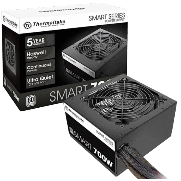 FUENTE GAMER THERMALTAKE SMART WHITE 700W 80 PLUS