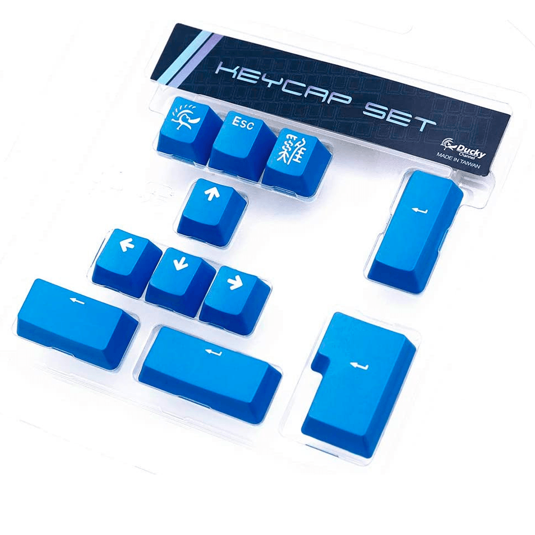 2212-1-1.png SET 11 TECLAS DUCKY BLUE PBT DOUBLE SHOT KEYCAP