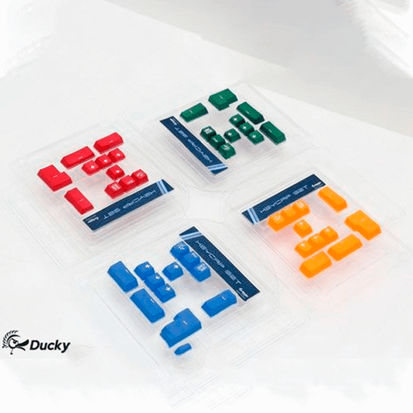 2213-2-1.png SET 11 TECLAS DUCKY RED PBT DOUBLE SHOT KEYCAP