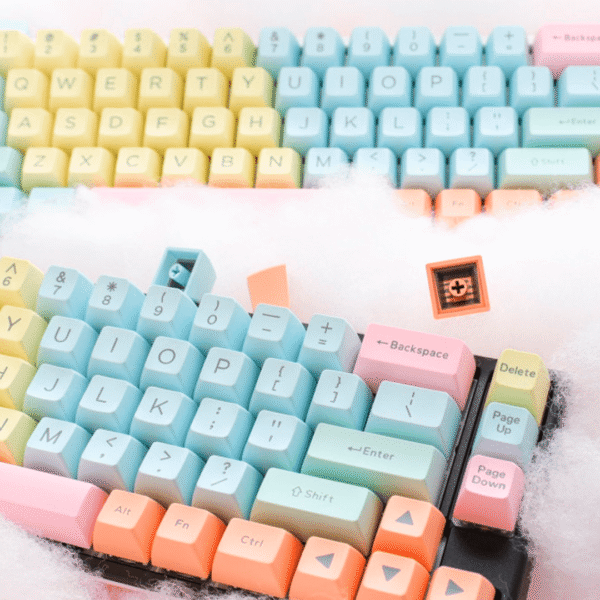 SET DE TECLAS DUCKY COTTON CANDY 108 TECLAS DOUBLE SHOT KEYCAP