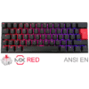 TECLADO GAMER DUCKY MECHA MINI RGB CHERRY RED RGB PBT DOUBLE SHOT 60%