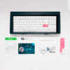 TECLADO GAMER DUCKY ONE 2 RGB TKL WHITE RGB CHERRY MX BLUE DOUBLE SHOT PBT MECANICO