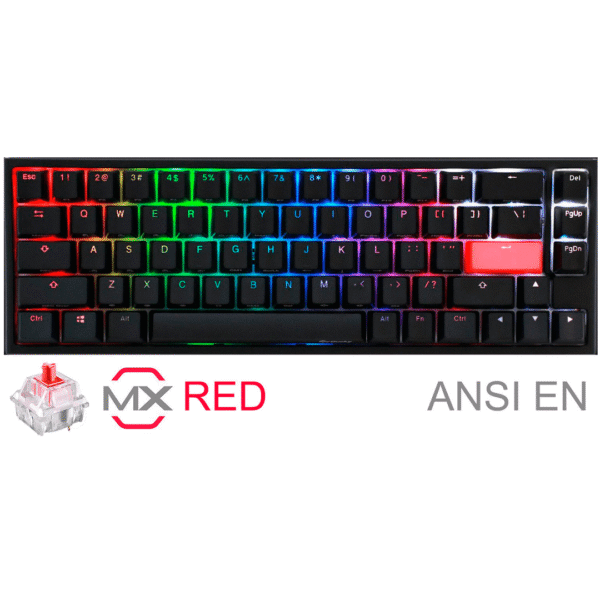 TECLADO GAMER DUCKY ONE 2 SF RGB CHERRY RED