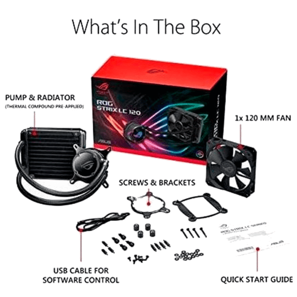 WATER COOLER ASUS ROG STRIX LC 120 AIO COOLER