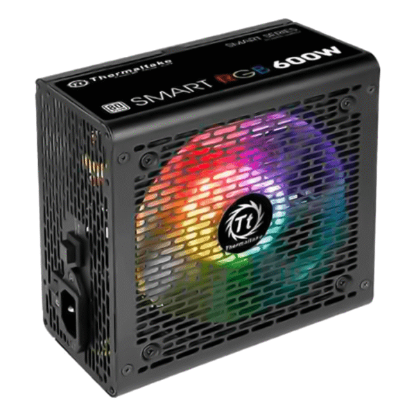 FUENTE GAMER THERMALTAKE SMART RGB 600W 80 PLUS