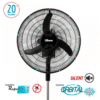 LILIANA VENTILADOR PIE 20 PPARRILLA METAL ASPAS PLASTICAS