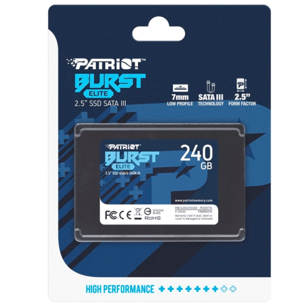 DISCO PATRIOT BURST ELITE SOLID 240GB SATA3 SSD