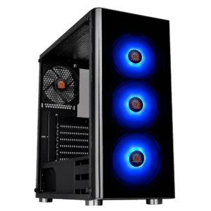 GABINETE GAMER THERMALTAKE V200 TG BLACK RGB EDITION