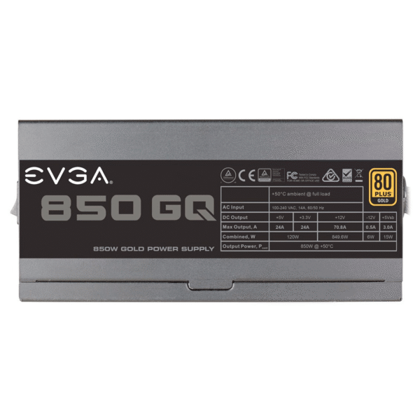 FUENTE GAMER EVGA 850W GQ GOLD V8