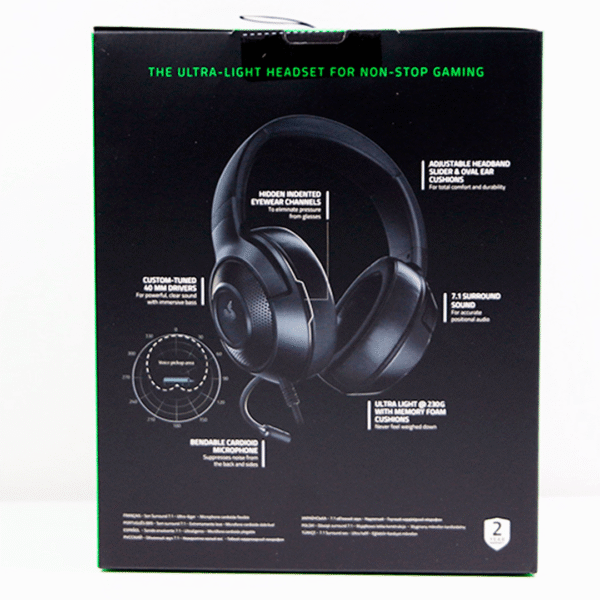 AURICULAR GAMER RAZER KRAKEN X FOR CONSOLE WHITE