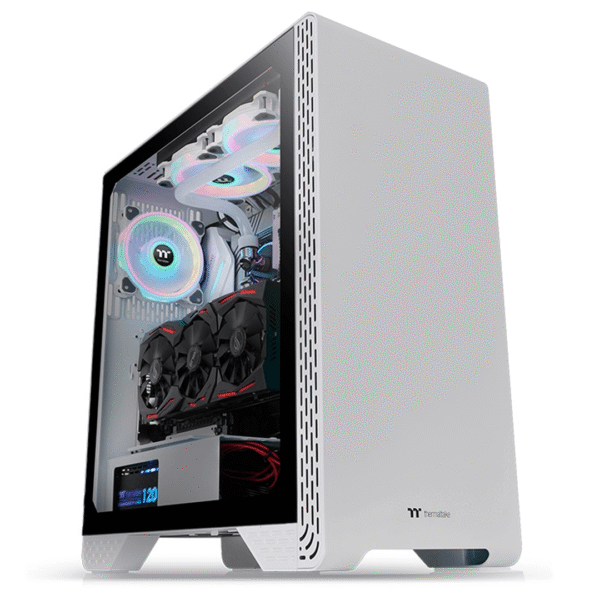 911-1-1.png GABINETE GAMER THERMALTAKE S300 TG SNOW WHITE TEMP GLASS