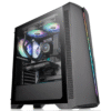 GABINETE THERMALTAKE H350 TG RGB BLACK TEMPERED GLASS