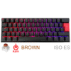 TECLADO GAMER DUCKY MECHA MINI V2 RGB KAILH BOX BROWN SWITCH MECANICO ISO SP