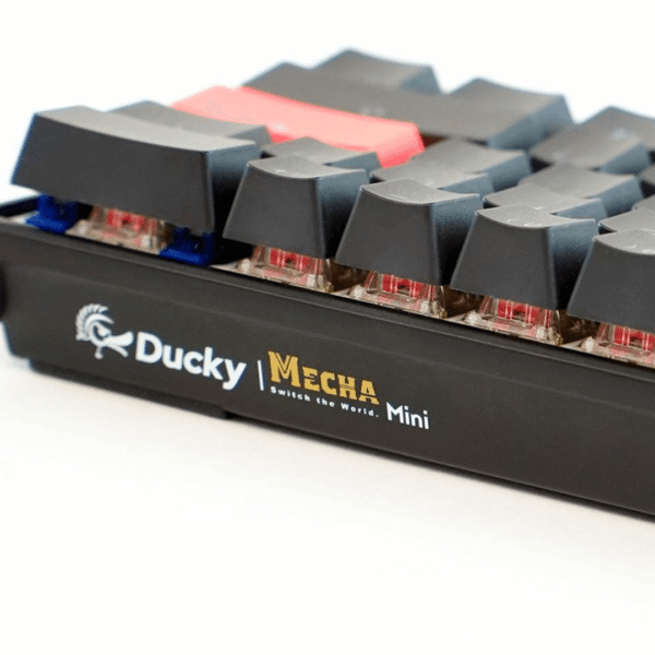 TECLADO GAMER DUCKY MECHA MINI V2 RGB KAILH BOX BROWN SWITCH MECANICO ISO SP