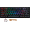TECLADO GAMER DUCKY ONE 2 MINI RGB KAILH BOX BROWN SWICHT DOUBLE SHOT PBT MECANICO