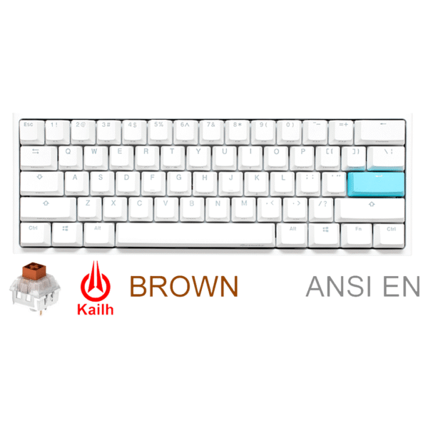 4641-1.png TECLADO GAMER DUCKY ONE 2 MINI RGB WHITE KAIH BOX BROWN SWICHT DOUBLE SHOT PBT MECANICO