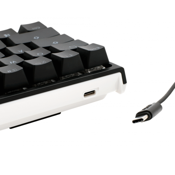 TECLADO GAMER DUCKY ONE 2 RGB TKL CHERRY MX RED DOUBLE SHOT PBT