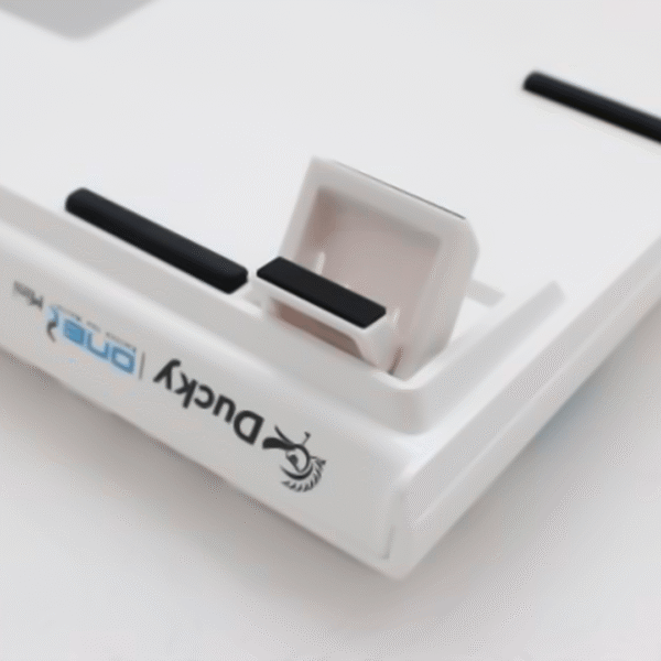TECLADO GAMER DUCKY ONE 2 RGB TKL WHITE KAILH BOX WHITE SWITCH DOUBLE SHOT PBT MECANICO