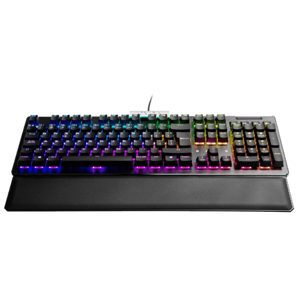 TECLADO GAMER EVGA Z15 RGB COLOR LINEAR SILVER SPANISH