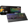 TECLADO GAMER EVGA Z15 RGB COLOR LINEAR SILVER SPANISH