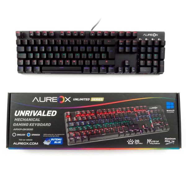 TECLADO MEC AUREOX GAMING GK600
