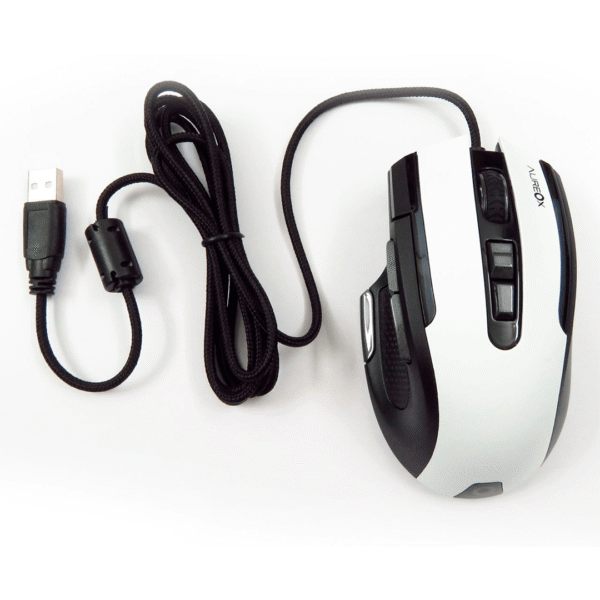 MOUSE AUREOX GAMING GM400 WHITE