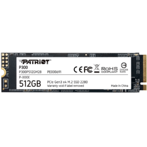 5050-1.png DISCO SSD PATRIOT P300 512GB M.2 2280 PCIE GEN3 X4