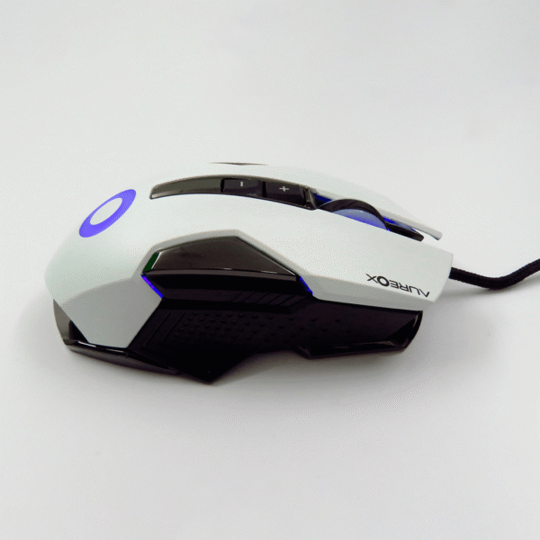 MOUSE AUREOX FIREFORCE WHITE GAMING GM200