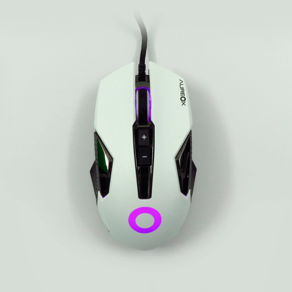 MOUSE AUREOX FIREFORCE WHITE GAMING GM200