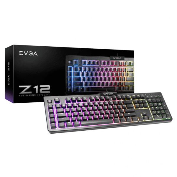 TECLADO GAMER EVGA Z12 RGB COLOR MEMBRANE SP