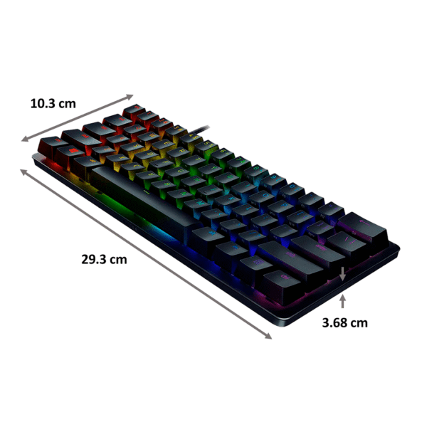 TECLADO GAMER RAZER HUNTSMAN MINI LINEAR RED