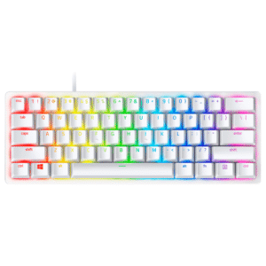 TECLADO GAMER RAZER HUNTSMAN MINI MERCURY LINEAR RED