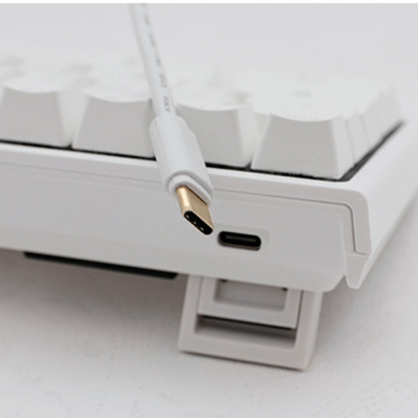 TECLADO GAMER DUCKY ONE 2 MINI WHITE SESALWWT1